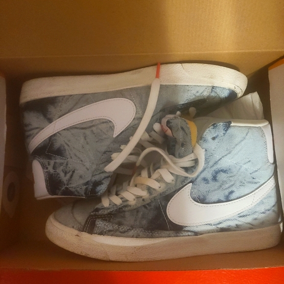 Wmns Blazer Mid '77 'Washed Denim' - Picture 5 of 7